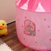 LittleTom Tente de jardin à boules 100x100x135cm jouet pour petites filles Rose en solde - 4