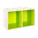 Etagère Cube épaisseur 1.20 cm Vert - Dim : L 54 x P 27 x H 27 cm en solde - 0