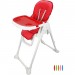 Chaise Haute pour Bébé, Chaise Pliante pour Bébé, Rouge, Taille déployée: 105 x 89 x 56 cm en solde - 0
