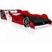 Lit enfant Voiture Formule 1 F1 Rouge - 90 cm x 200 cm - Sommier inclus - Chambre en solde