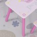 Ensemble table et chaises enfant design princesse motif couronne bois pin MDF rose en solde - 4