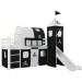 Topdeal VDTD23795_FR Lit mezzanine d'enfants avec toboggan et échelle Pin 97x208 cm ventes