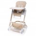 chaise haute très tendance HICON cuir écologique | max 15 kg | beige - beige en solde