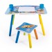 Ensemble table et chaise enfant pour loisirs créatifs motif poissons en solde - 0
