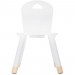 Chaise douceur blanche pour enfant en bois - Blanc en solde - 1