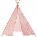 DazHom®Tente pour enfants motif triangle rose et blanc 120 * 120 * 160cm en solde - 3