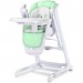 INDIGO Chaise haute balancelle bébé musicale 2en1 motorisée Vert - Vert en solde