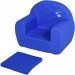 Fauteuil enfant chaise enfant dim. 53L x 35l x 44,5H cm coton bleu électrique motif nuage en solde - 3
