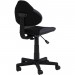 Chaise de bureau pour enfant ALONDRA fauteuil pivotant avec hauteur réglable, revêtement en mesh noir/gris en solde - 2