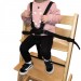Harnais de sécurité universel 5 points pour chaise haute bébé - Noir - Monsieur Bébé en solde - 3