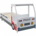 Topdeal VDTD10247_FR Lit voiture de police avec bureau pour enfants 90 x 200 cm ventes