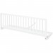 Barrière de lit pour enfant et bébé facile à poser en bois blanc 120x40cm - blante en solde