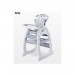 Chaise haute / Table avec chaise pour enfant Mehome | gris - gris en solde