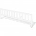 Barrière de lit pour enfant et bébé facile à poser en bois blanc 120x36cm - blante en solde