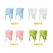 Lot de 2 Chaise Enfant Design Chaise pour Enfants Siège Garçons et Filles Confortable Éléphant Rose KMB12-Px2 SoBuy® ventes - 4