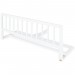 Barrière de lit pour enfant et bébé facile à poser en bois blanc 90x36cm - blante en solde