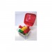 Fauteuil coffre rouge avec briques Petit Pouce Factory ventes - 2