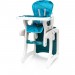 Confortable chaise haute / table enfant FASHI 2en1 | max 15kg | turquoise - turquoise en solde - 1